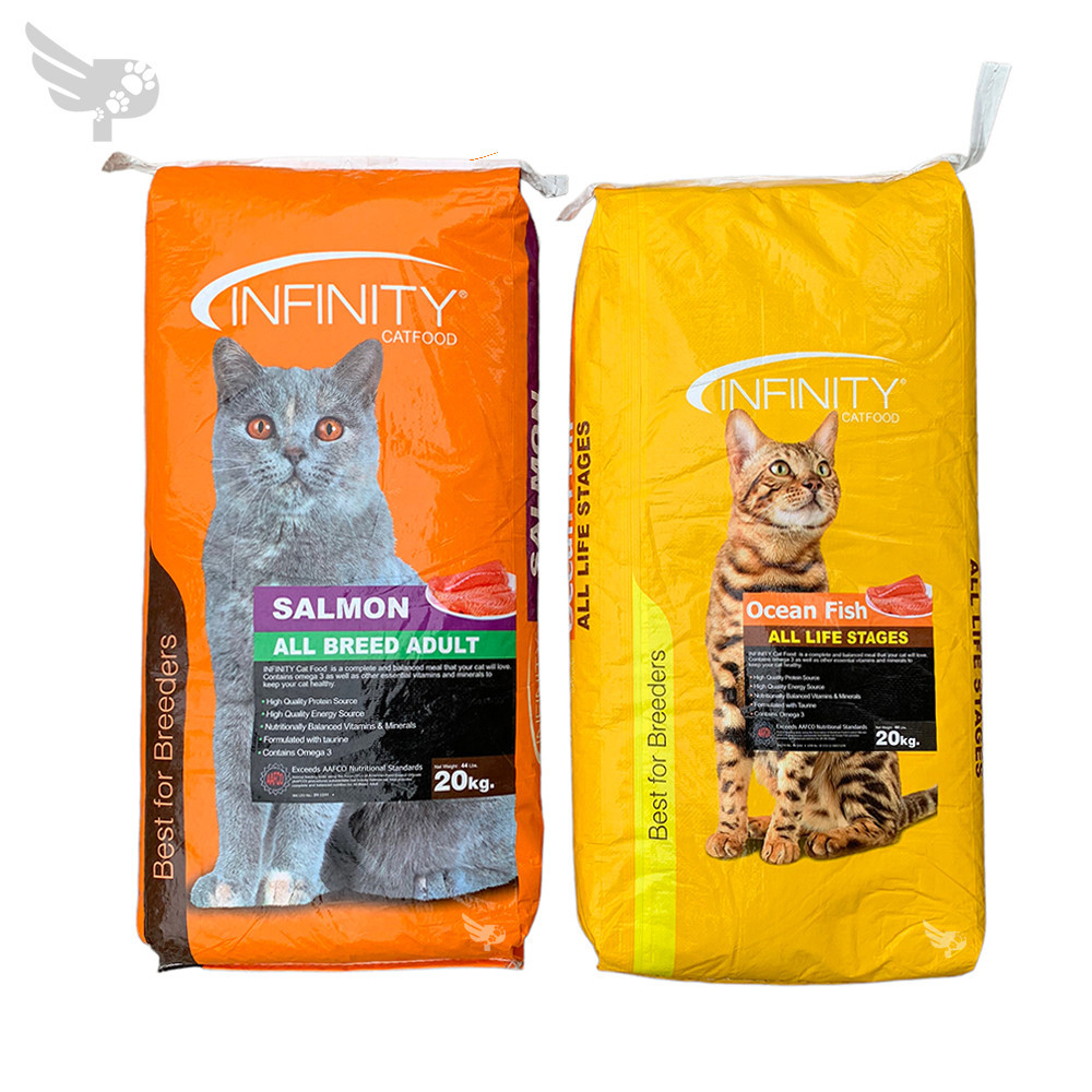 2024.COD Infinity Catfood 20kg Salmon flavor All Breed Adult Dry Cat Food Philippines petpoult
