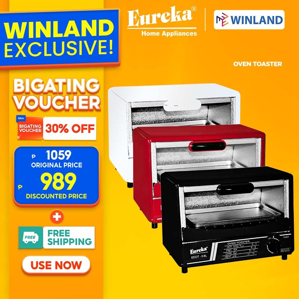 Eureka by Winland 0.6L Oven Toaster Bake Toast EEOT0.6L Shopee