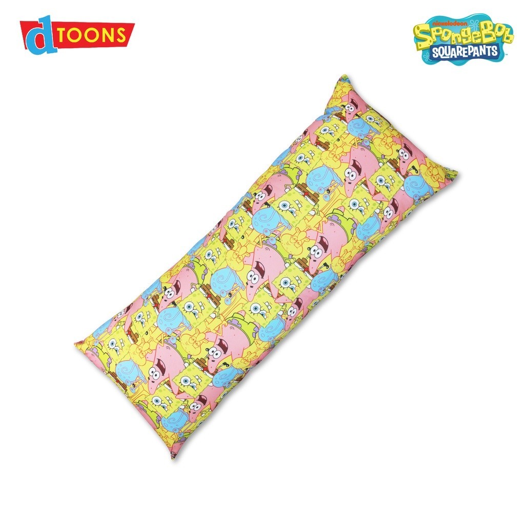 Dakki 16" x 40" Spongebob Yellow Buddies Body Pillow Shopee Philippines