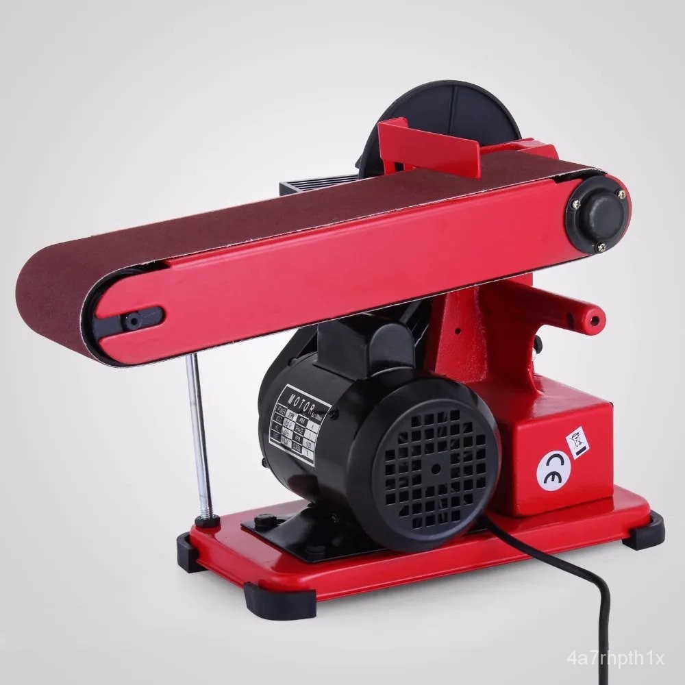 375W Bench Belt And Disc Sander Grinder Aluminum Frame Benchtop ...