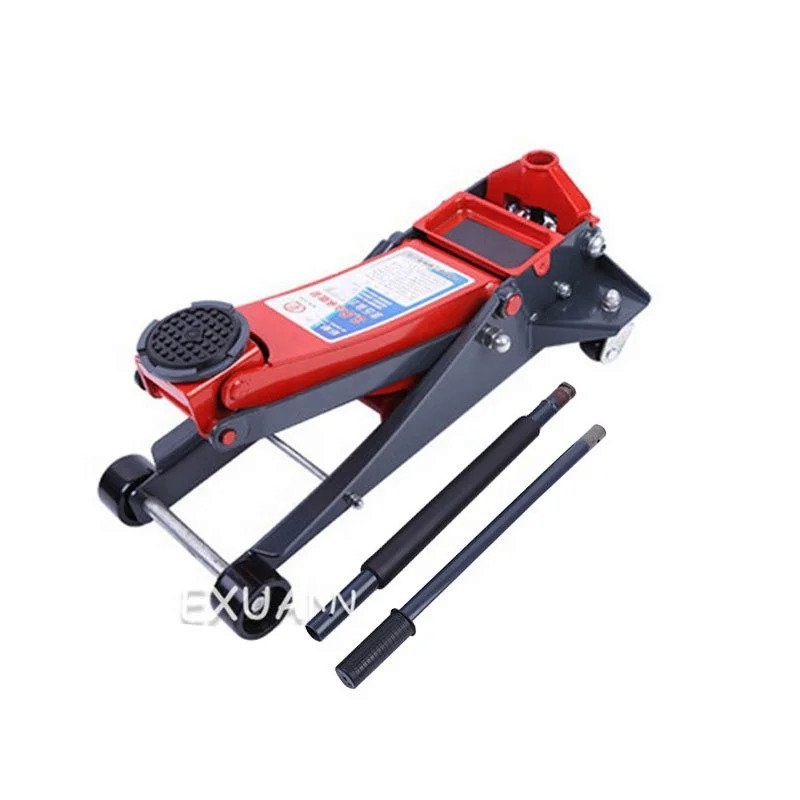 3.5t Car Lift Jacks Pneumatic Hydraulic Air Low Profile Dual Pump