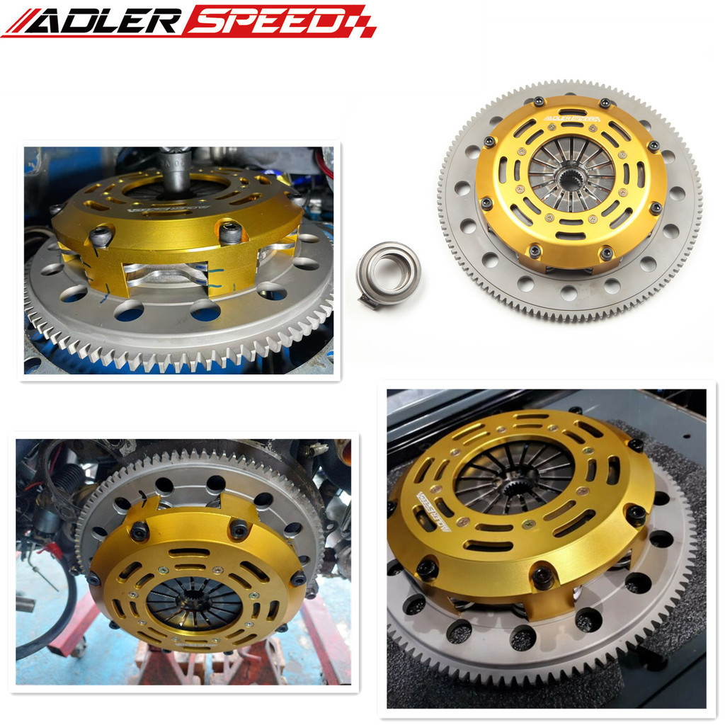 ADLERSPEED Racing Twin Disc Clutch Kit For Acura RSX, Civic Si K20/K24 K-Series