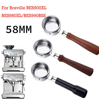 Coffee Bottomless Portafilter 58mm For Breville BES920 980 990 Espresso Coffee Accessories Barista T Shopee Philippines