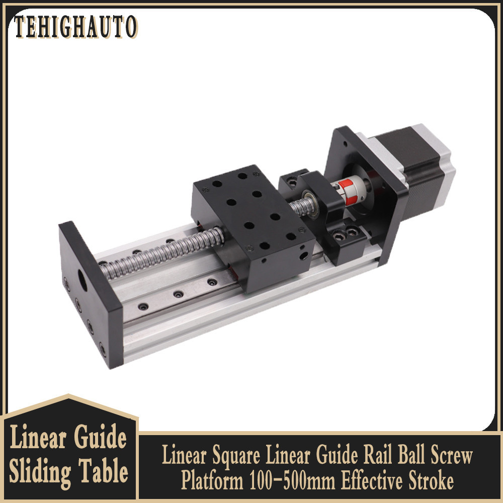 Linear Square Linear Guide Rail Ball Screw Platform SFU1204/1605/1610 ...