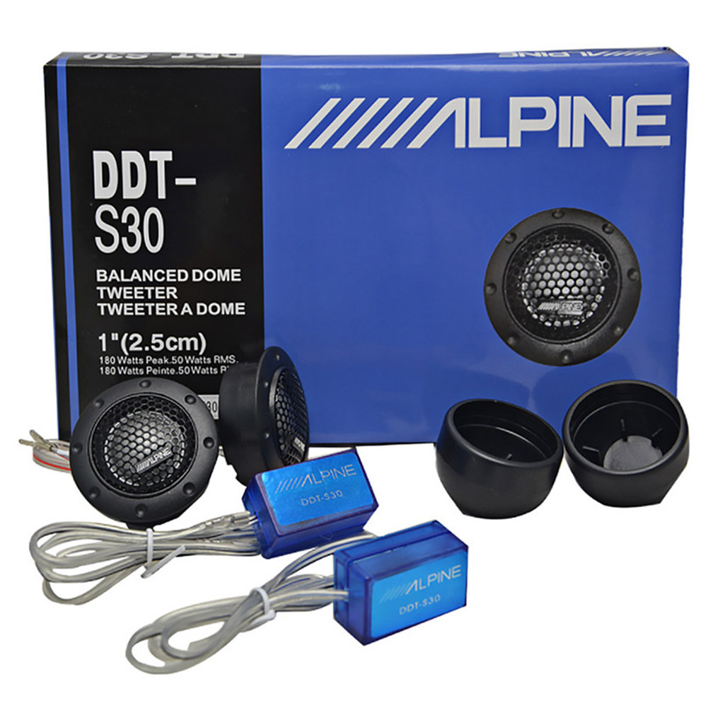 DDT-S30 180W 4Ohm Car Audio Silk Film Loud Speaker For Car Modification ...