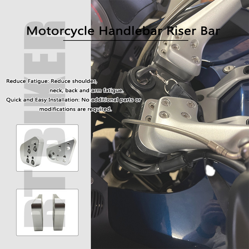 For BMW R1100R R1200RT Handlebar Riser Mount Clamp Kit R1100RT R1150R ...