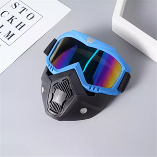 Paintball Face Shield Motorcycle Helmet Mask Anti Dust Mouth Filter ...