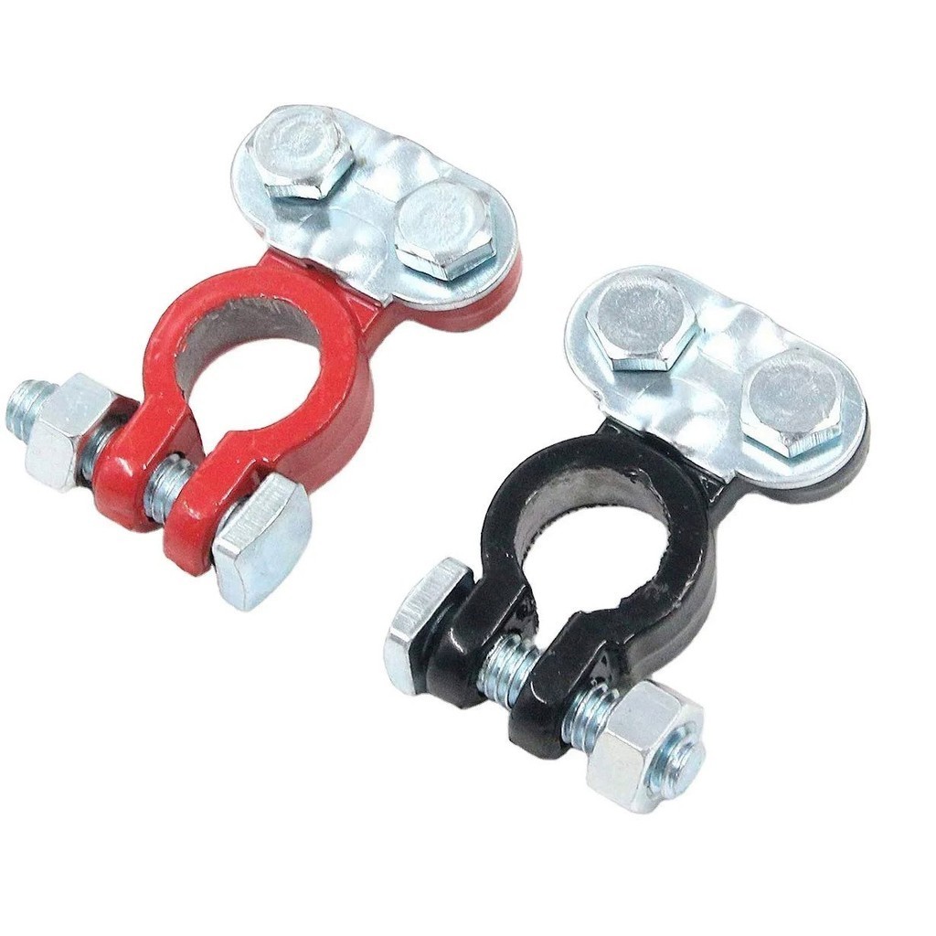 Pure lead black red paint terminal battery terminals | Shopee Philippines
