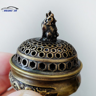 ♥Lotus Flower Incense Burner Buddhism Buddha Holder Brass Mini ...