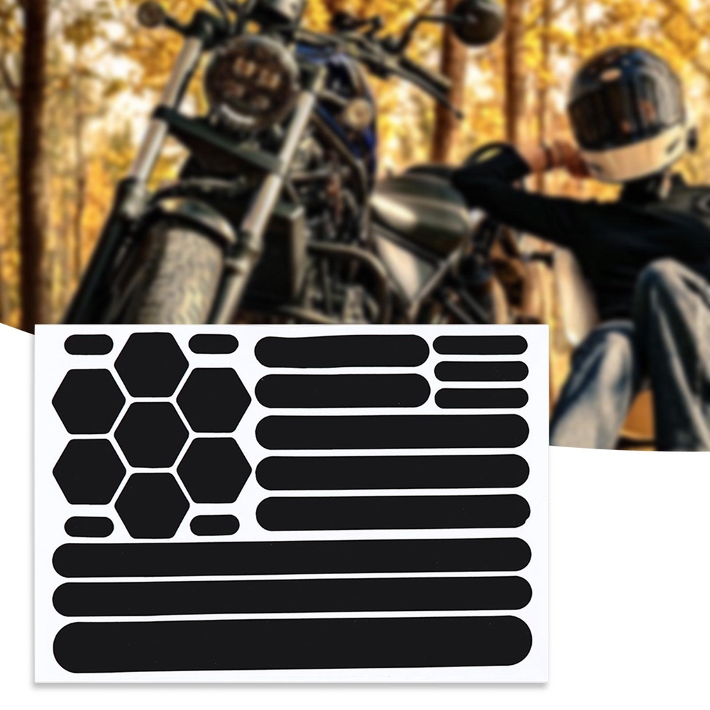 Motorcycle Reflective Helmet Sticker High Quality Waterproof Reflective ...