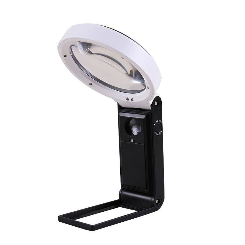 New Handheld Foldable Desktop Magnifier With Led Light Reading ...