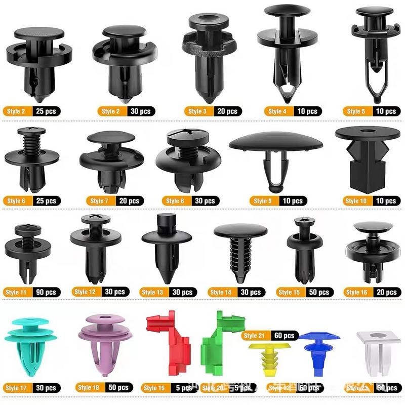 725pcs Front Bumper Clips Car Plastic Fastener Clips Set With Box Mixed ...