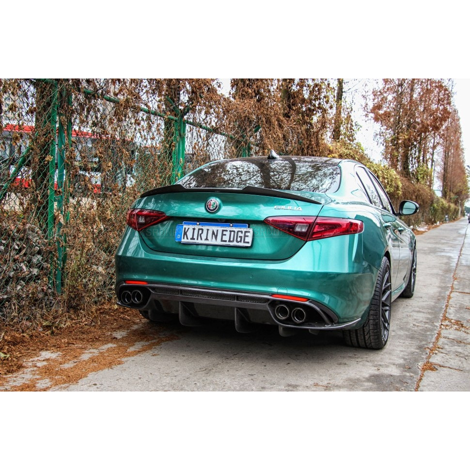 For Alfa Romeo Giulia Spoiler 2015-2019 Carbon Fiber Rear Roof Spoiler ...