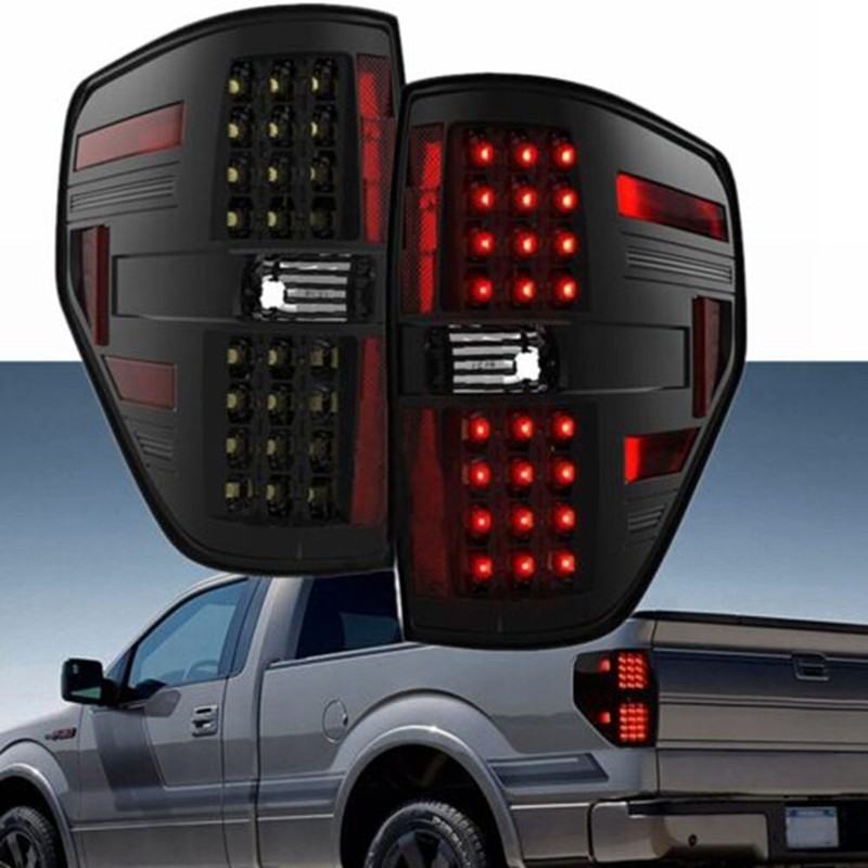 Rear LED Tail Lights Rear Brake Lamps Steering Indicator Light For Ford ...