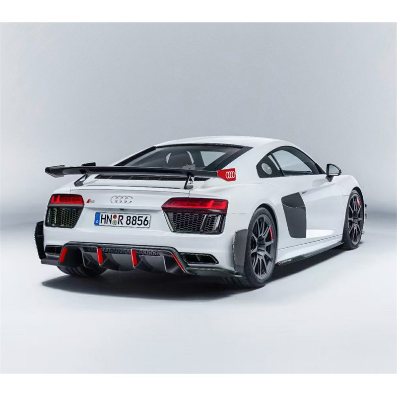 2017-2020 P style body kit for R8 with dry carbon fiber front lip and ...