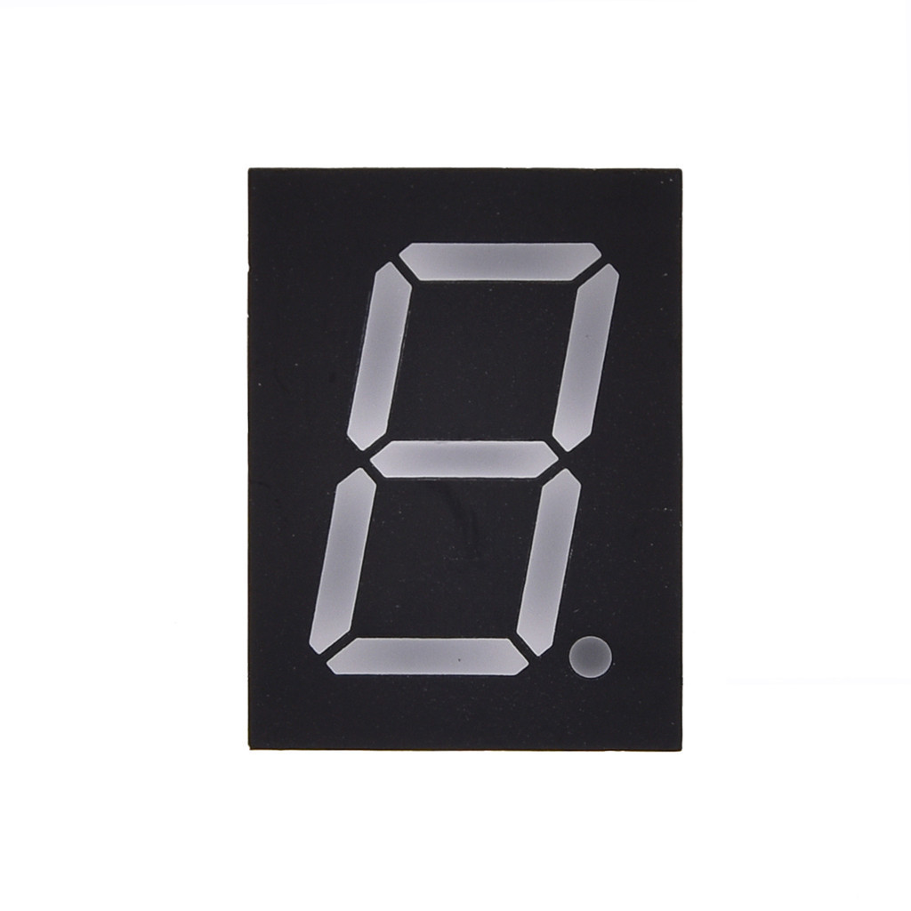 028 inch LED Display 7 Segment 1 Bit 4 Bit Clock Digit Digital Tube Red ...