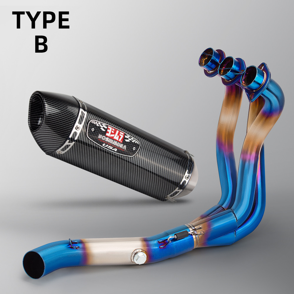 ☈yoshimura R77 Racing Muffler For Mt09 V1 V2 Full Exhaust System Full Exhaust System 2014 2020 L 1937