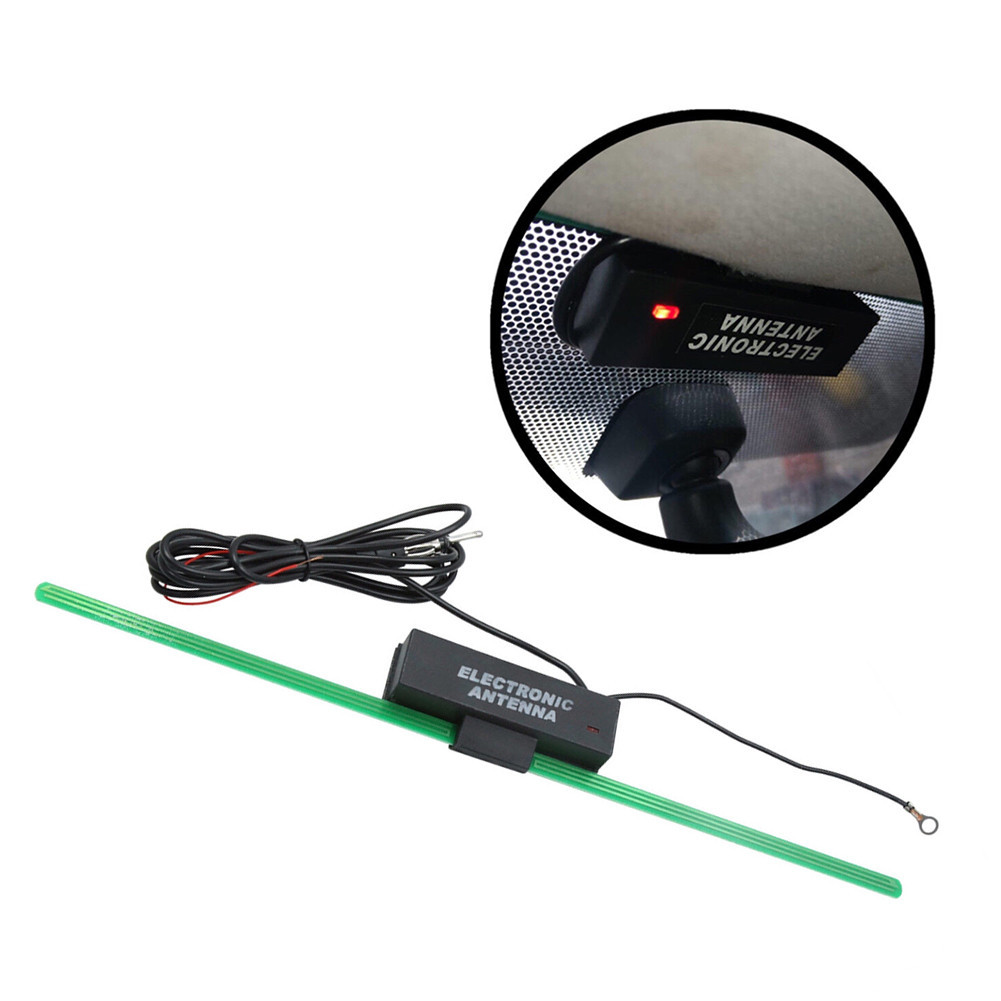 Car Antenna Windshield Electric Radio 12V FM/AM Aerial Universal Built