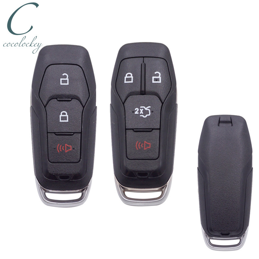 Cocolockey 4Buttons Smart Key Shell For Ford EXPLORER EDGE FUSION F150 ...