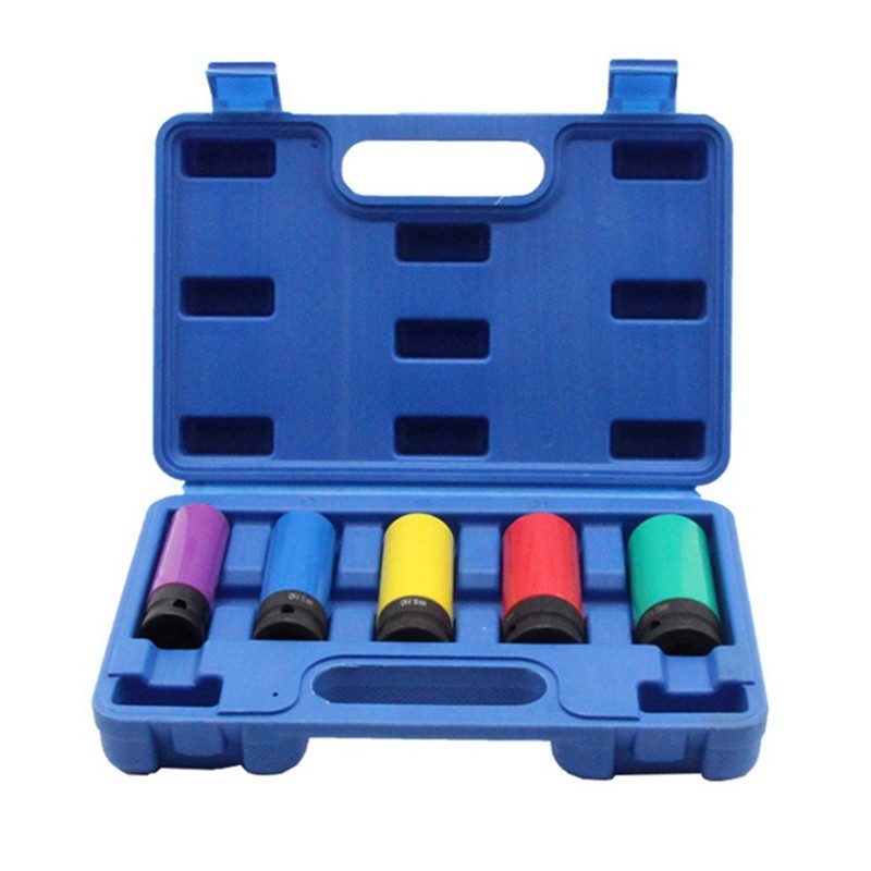 【Wheel Protector Impact Socket Set Kit 1/2 Inch Drive Lug Nut Socket ...