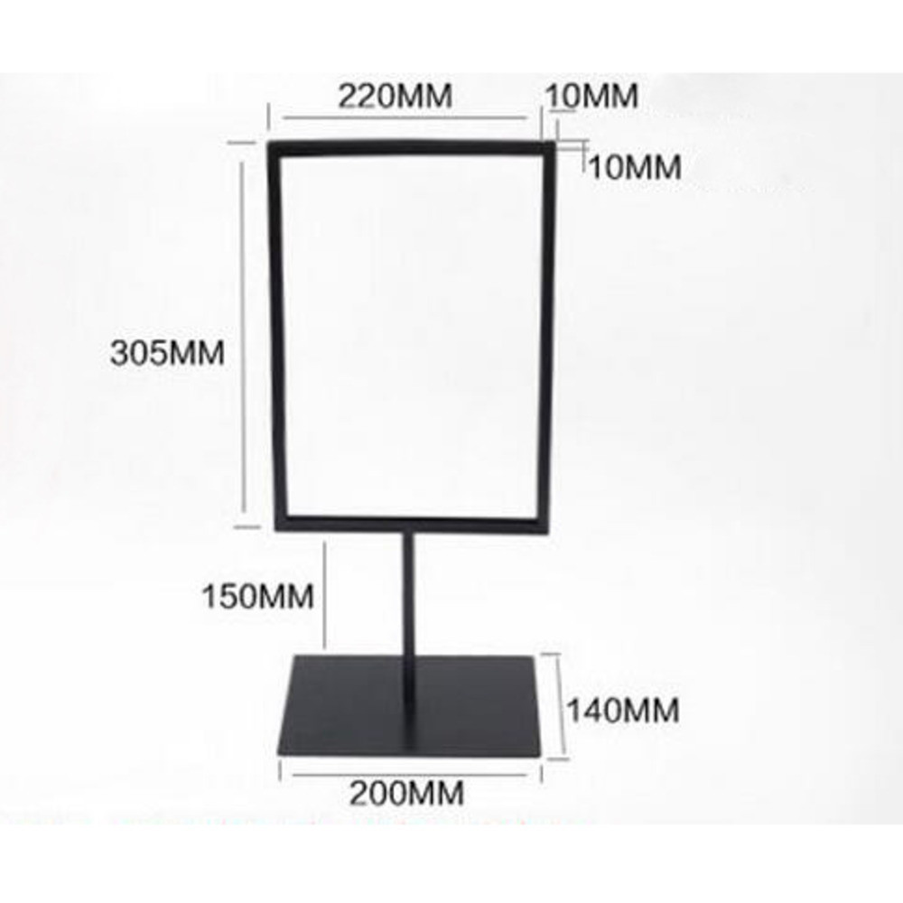 Desk Sign Rack Pop Poster Picture Frame Pop Billboard Vertical A4 Frame ...
