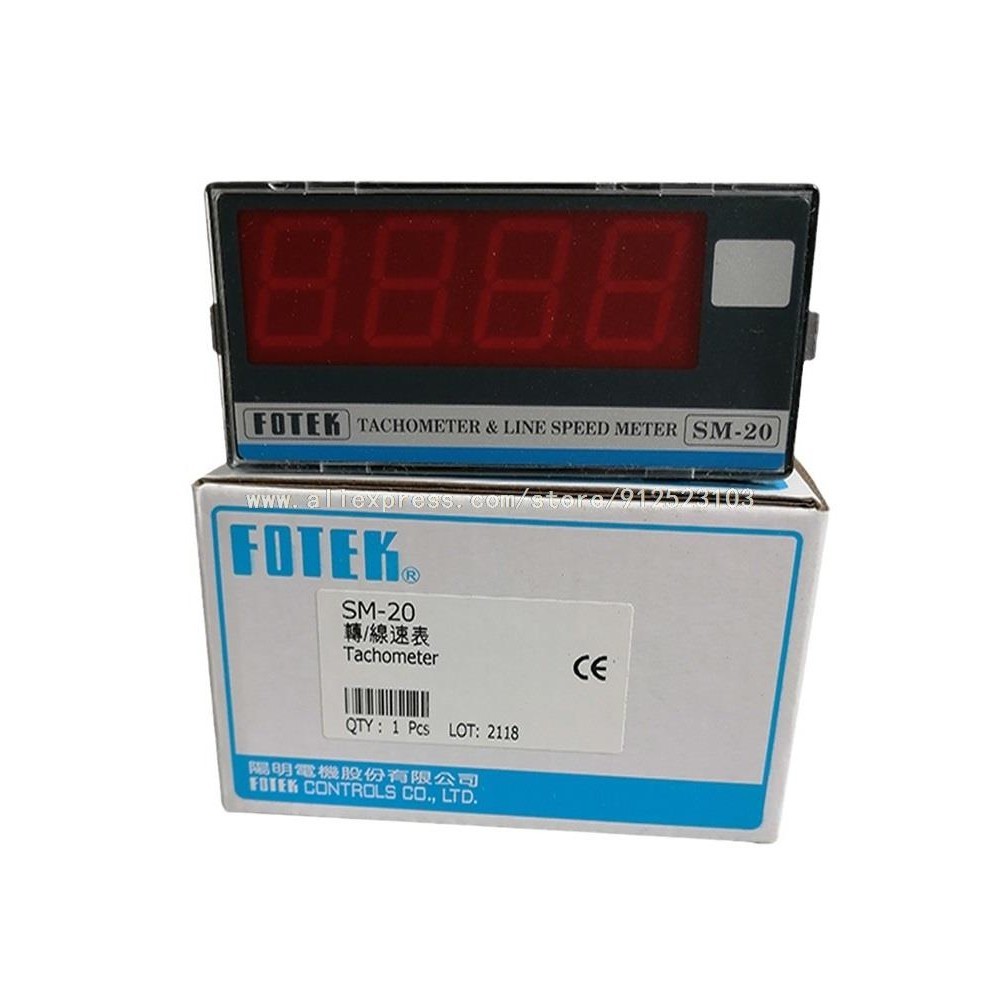 ♚SM-20 FOTEK Multifunctional Counters Tachometer Line speed meter 100% ...