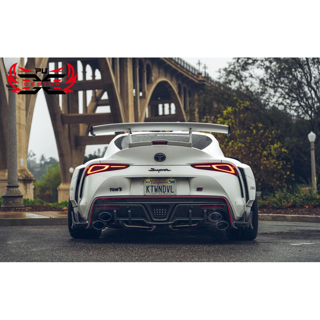 Toms Style Rear Splitter Rear Diffuser Bumper rear shunt Carbon Fiber ...