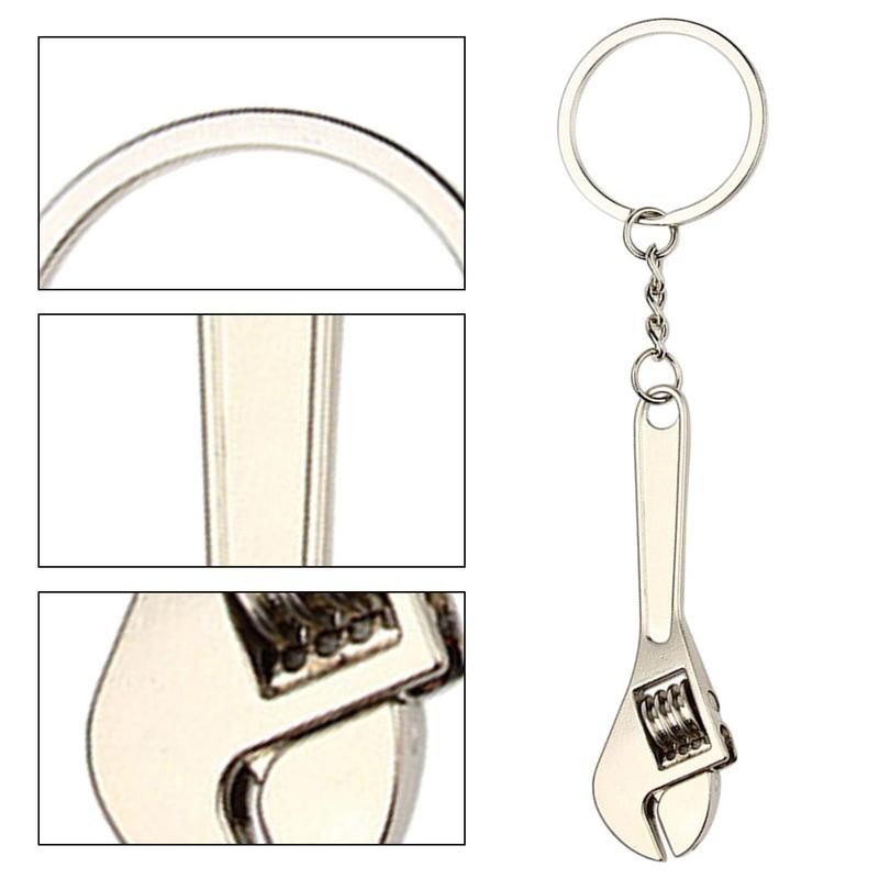 Mini Wrench Keychain Mini Hardware Tool Key Chains Metal Mini Hand ...