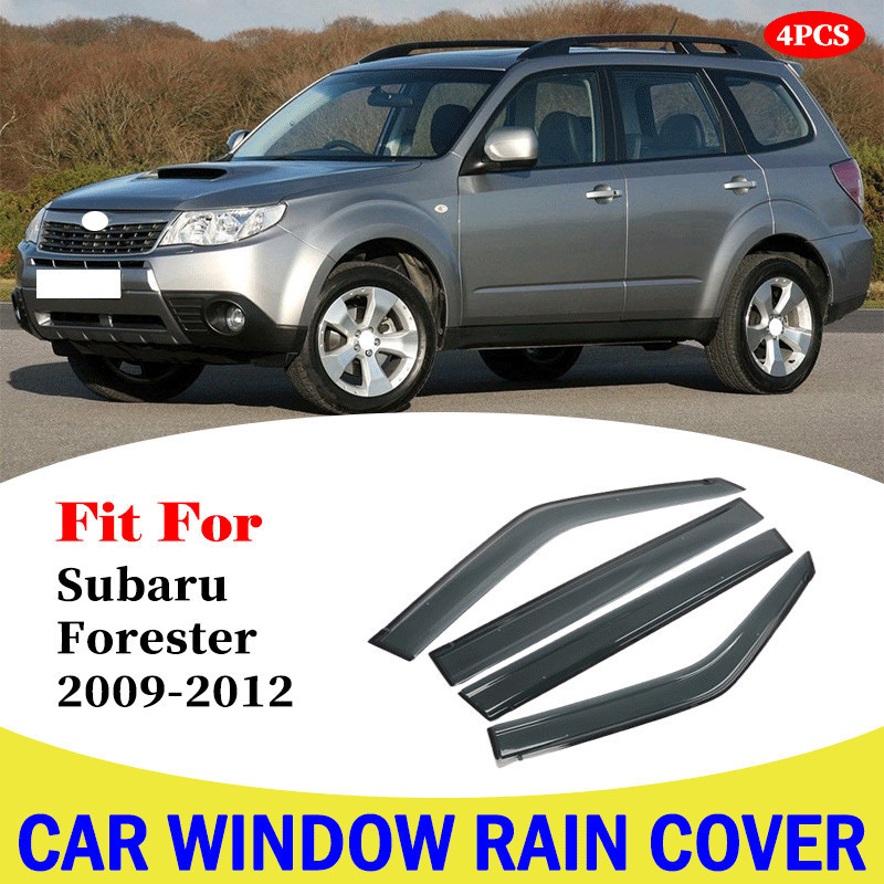 Car Window rain cover deflectors For Subaru Forester 20092012 wind