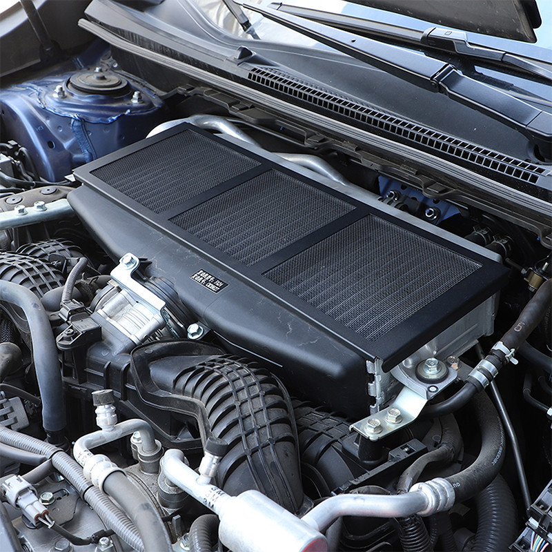 For Subaru WRX 2021-2023 Carbon Steel Engine Compartment Radiator ...