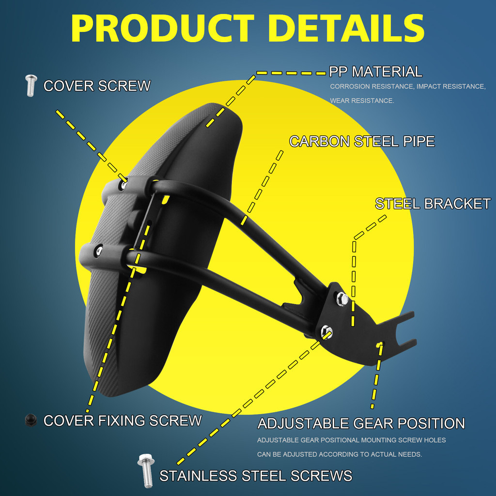 For BMW F700GS F 700GS f700gs Motorcycles Rear Fender Mudguard Splash ...