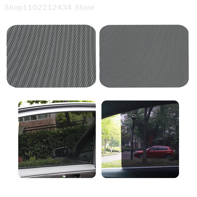 2pcs Universal PVC Car Window Sunshades Electrostatic Sticker Car ...