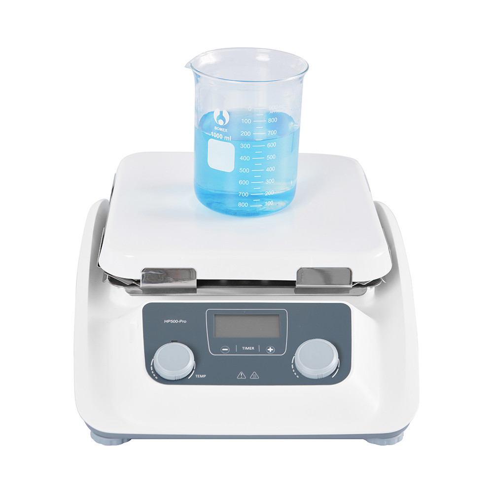 ☮lcd Digital Magnetic Hotplate Stirrer 30l 10-inch 500 Celsius Glass 