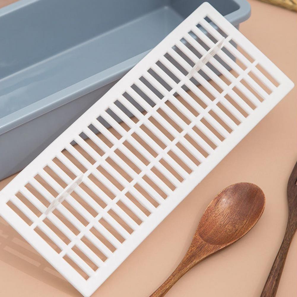 Useful Lightweight Chopsticks Storage Box Drainage Partition Dust-proof ...