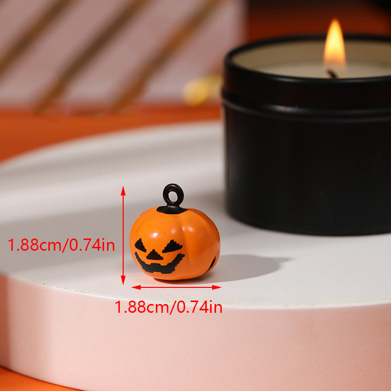 DIY Halloween Bell Pumpkin Head Bells Tree Decorations Hanging Decor ...