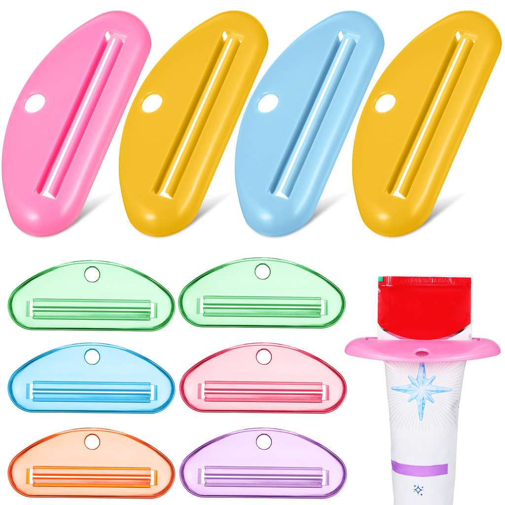 10 Pcs Rollers Mixed Color Manual Tooth Paste Clip Extractor Extrusion ...