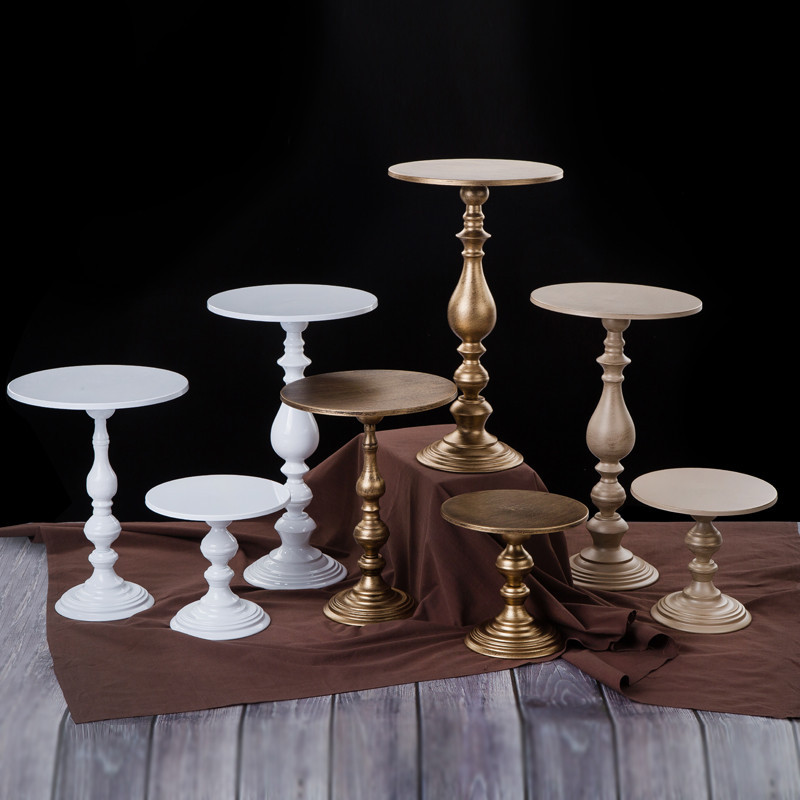 Metal Round Cake Stand Dessert Holder Cupcake Display Rack Birthday ...