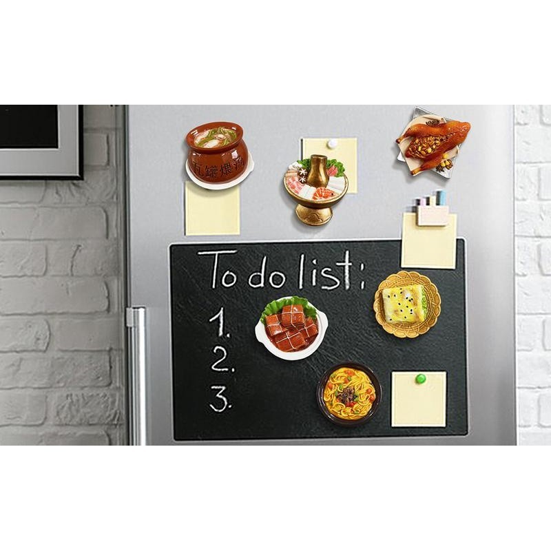 Refrigerator Magnetic Stickers Food Fridge Magnets Simulation Chinese ...