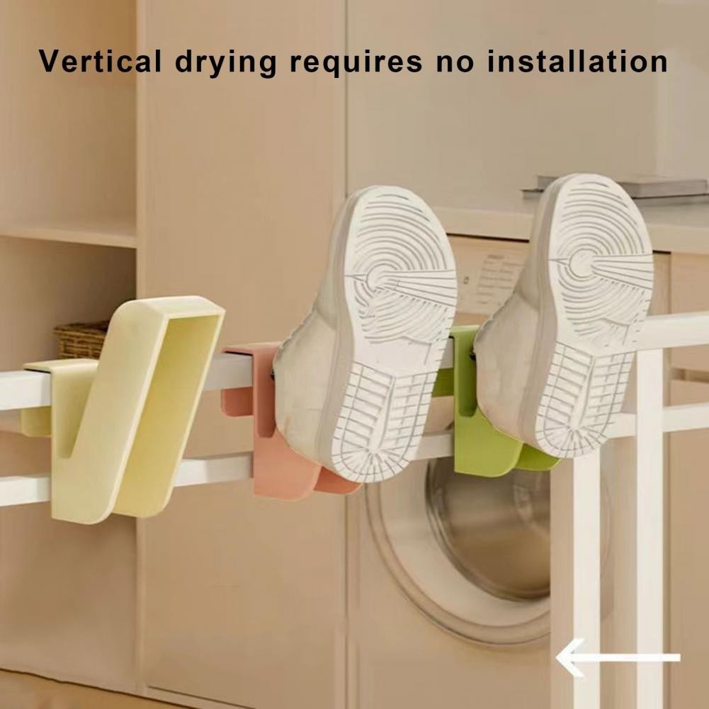 6Pcs Shoe Drying Rack Indoor Outdoor Balcony Rail Security Window Frame ...