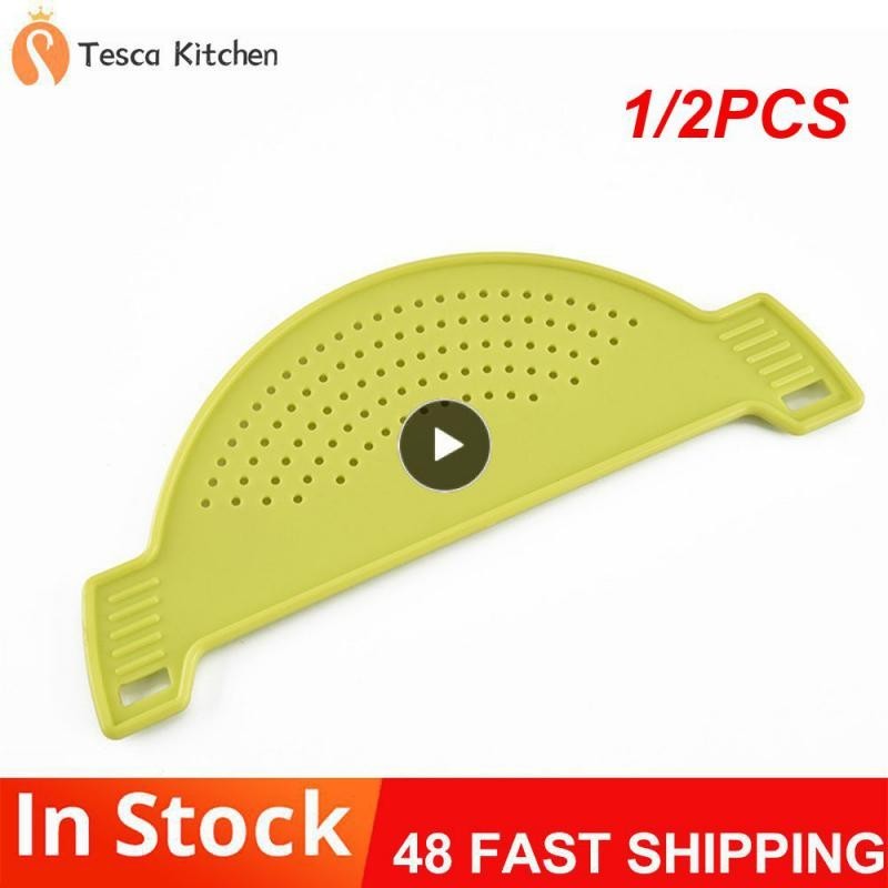12PCS Kitchen Accessories Plastic Drain Basket Wash Rice Filter ...