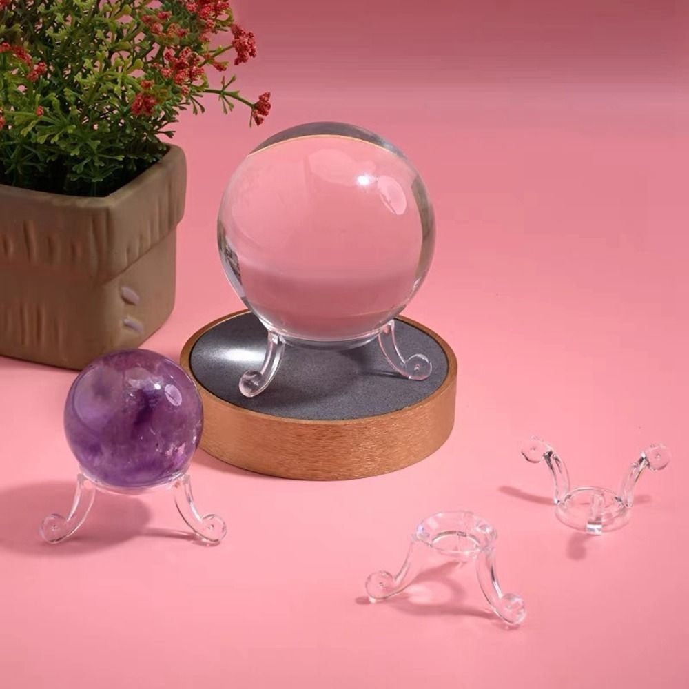 Transparent Crystal Ball Base Creative Small Simple Sphere Display ...