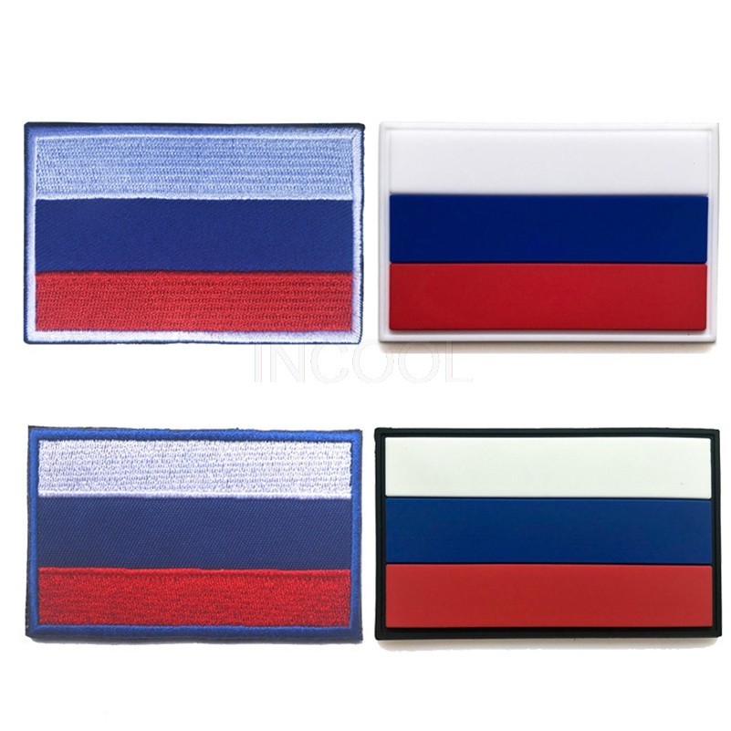 Embroidery/Rubber Patch Russia Flag Russian Patch Tactical Emblem ...