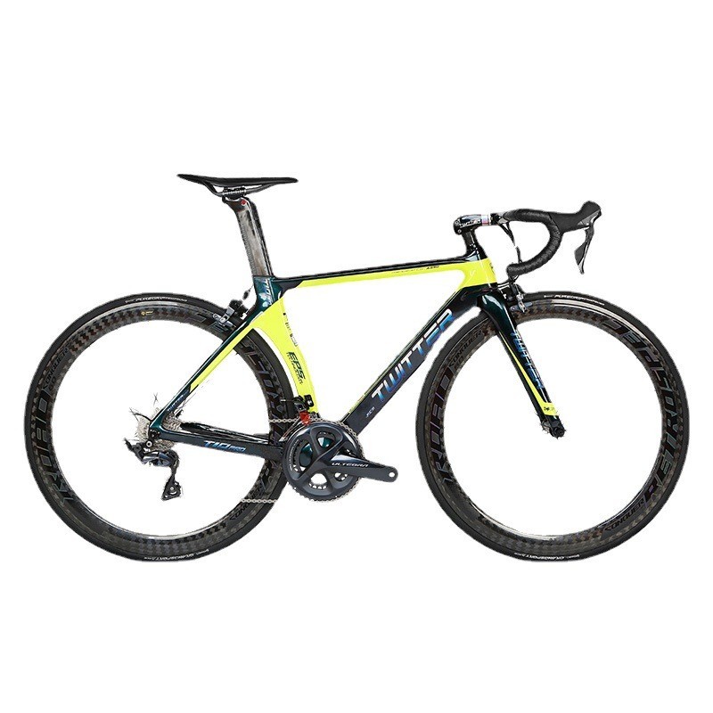 】The color-changing T10 carbon fiber road bike UT large set of 22-speed ...