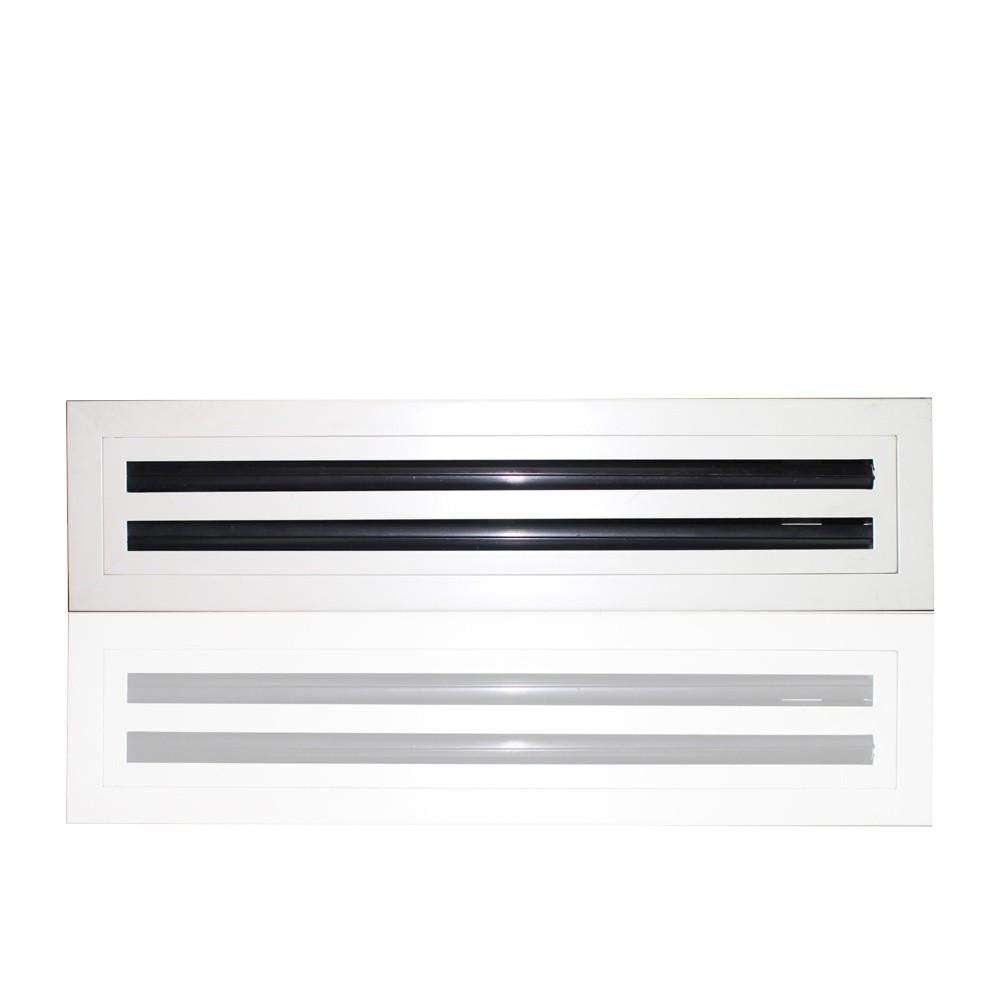 HVAC white aluminum linear air diffuser grille for ventilation system ...