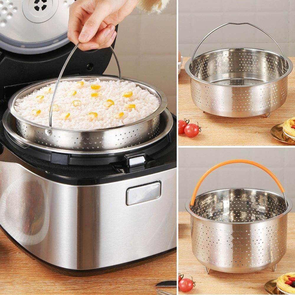 Insert Steamer Pot Food Steamer Basket Rice Pressure Cooker Anti-scald ...