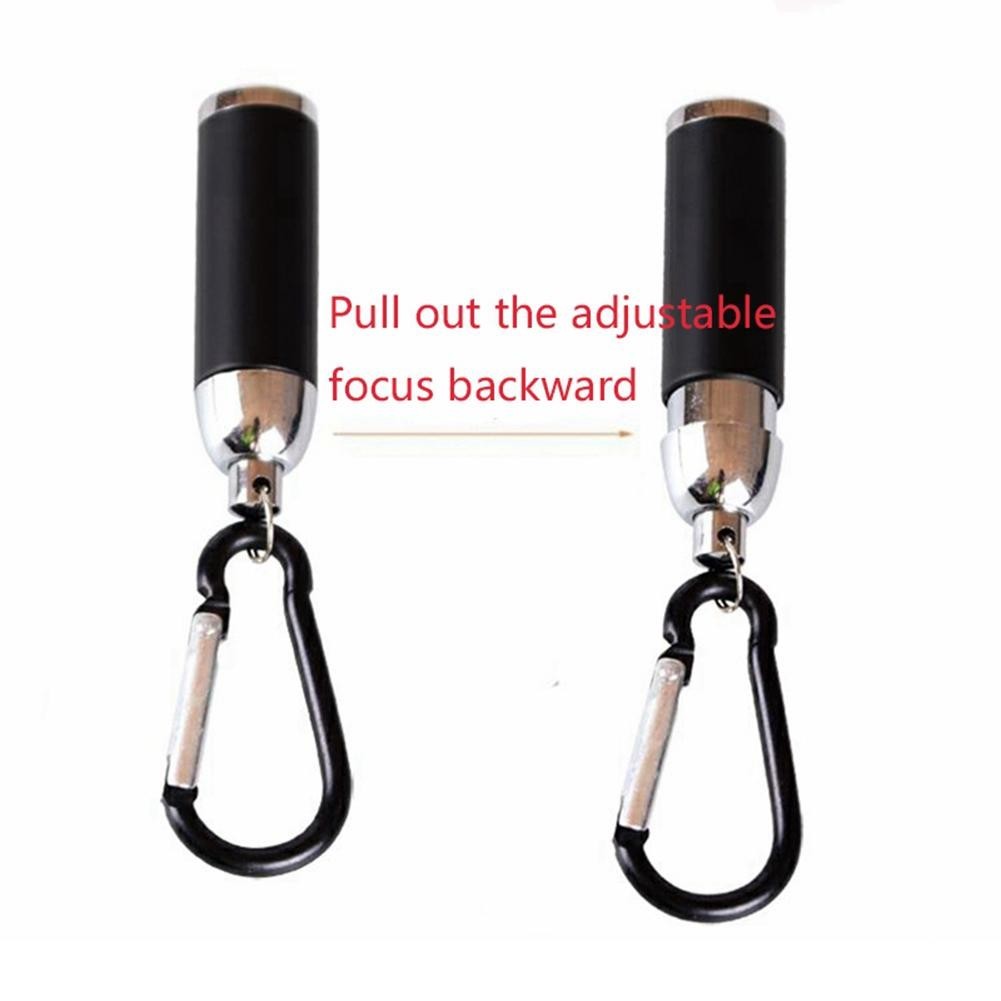 Mini Torch Keychain Pendant LED Flashlight Portable Car Key Chain ...
