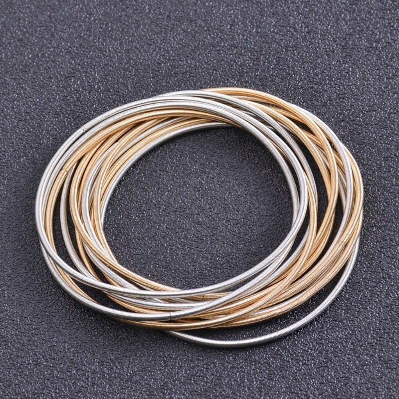 Retractable Carbon Steel String Spring Wire Bracelet Spring Bracelet ...