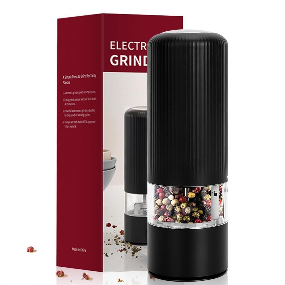 Electric Pepper Mill Smart Automatic Pepper Grinder Stainless Steel ...
