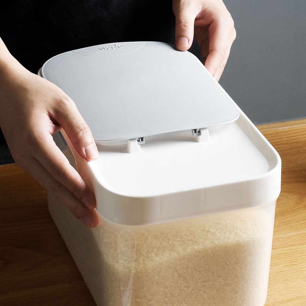 Alipis Flatware Storage Box Storage Containers Airtight Rice Bucket 20 ...