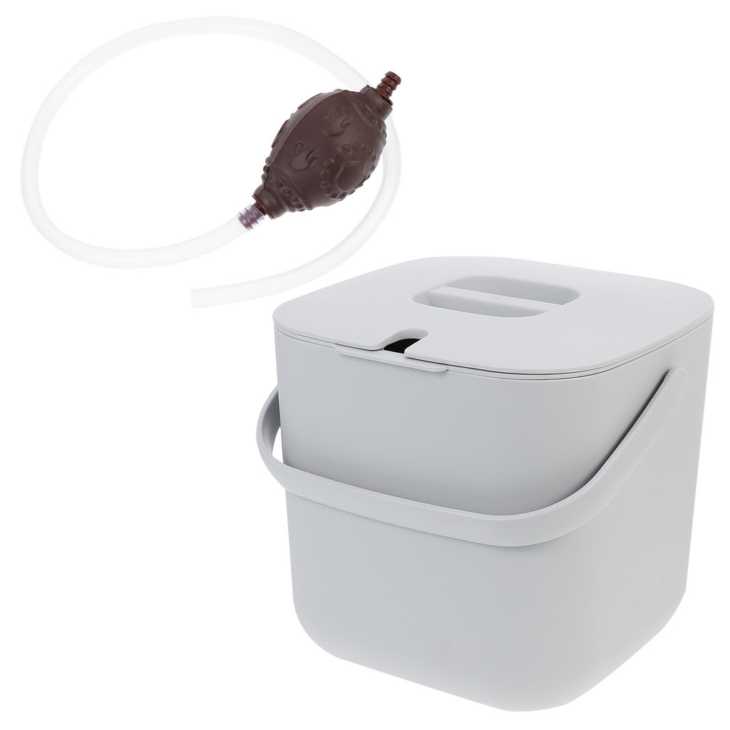 Tea Dross Bucket With Plastic Water Ball Drainage Pipe Tea Leaf Bin ...